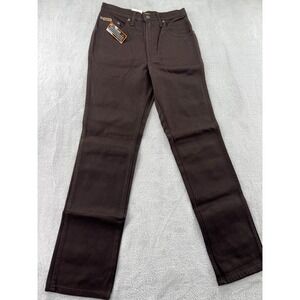 Resistol Jeans Mens 30x32 Slim Fit Brown Wash USA Straight Western Rodeo